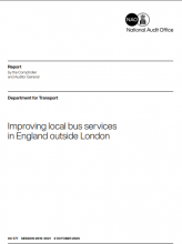 Improving local bus services in England outside London
